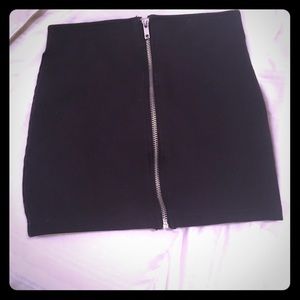 H&M HM divided zip up skirt size 2